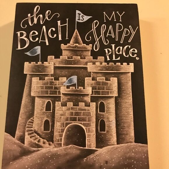 Beach Motivational Sign Shelf Sitter Nautical Art - Picture 5 of 5